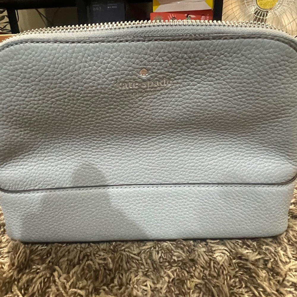 Kate Spade Cross Body Hanna Frosted Blue Purse